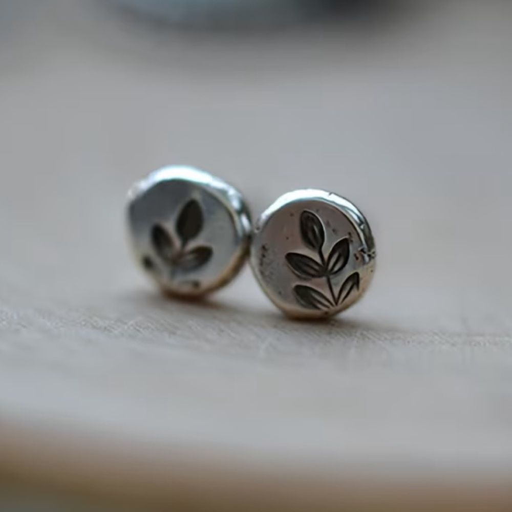 Boho Leaf Stud Earrings N1938